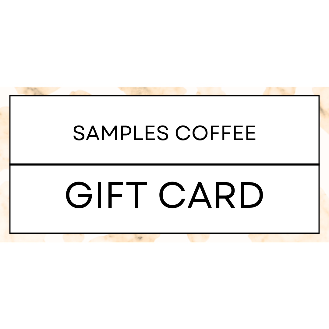 Samples Coffee Gift Card