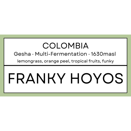 Franky Hoyos Tropical Gesha